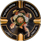Arturo Fuente - Round "Hands of Time" Ashtrays (BLACK)