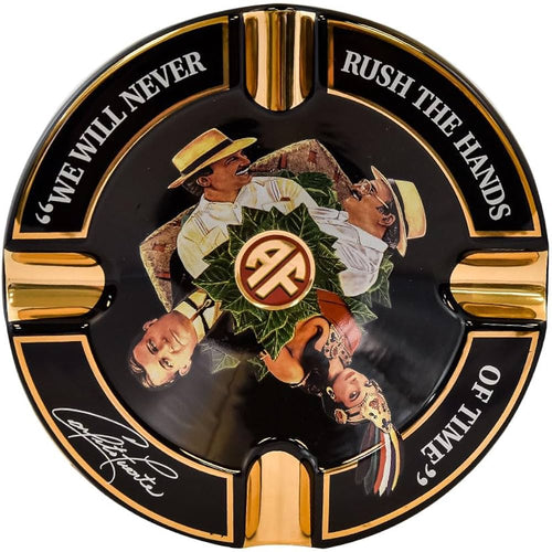Arturo Fuente - Round "Hands of Time" Ashtrays (BLACK)