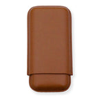 Brown Leather 3 Finger Cigar Pouch