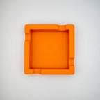 Flex Silicone Ashtray - Mantis Orange