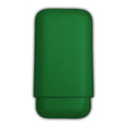 Green Leather 3 Finger Cigar Pouch