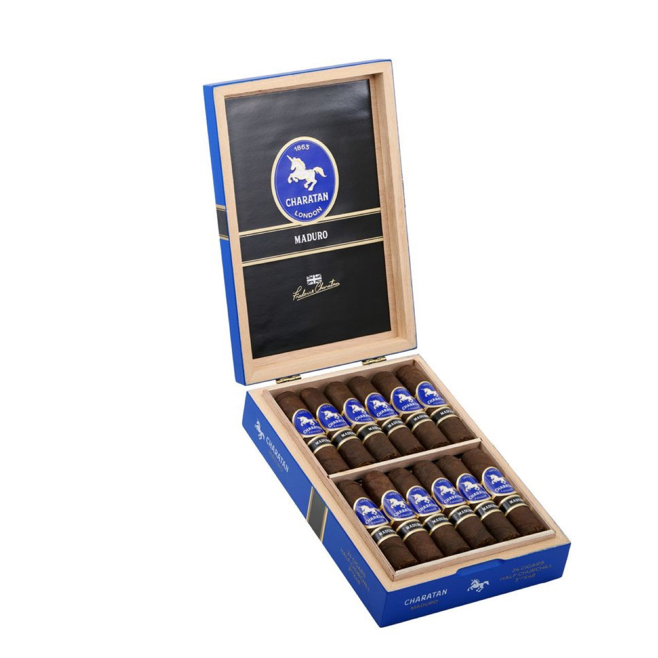 Charatan London Maduro Half Churchill